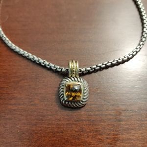 David Yurman Albion Citrine Necklace